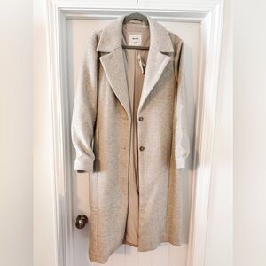 Hollister Wool Blend Longline Coat